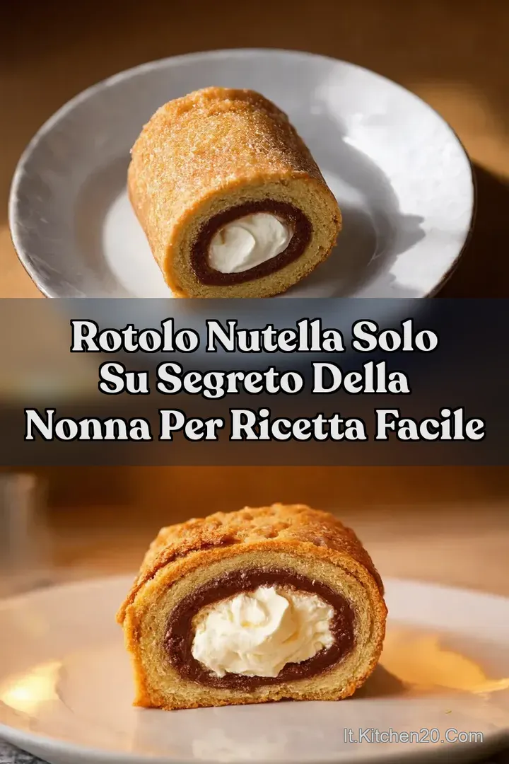 Rotolo Nutella SOLO SU Segreto della Nonna per Ricetta Facile