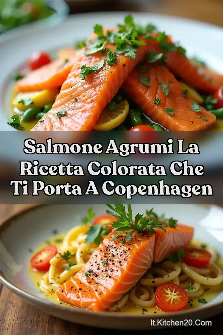 Salmone Agrumi La Ricetta Colorata che ti Porta a Copenhagen