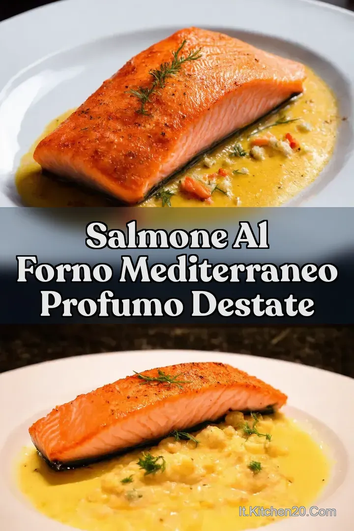 Salmone al Forno Mediterraneo Profumo dEstate