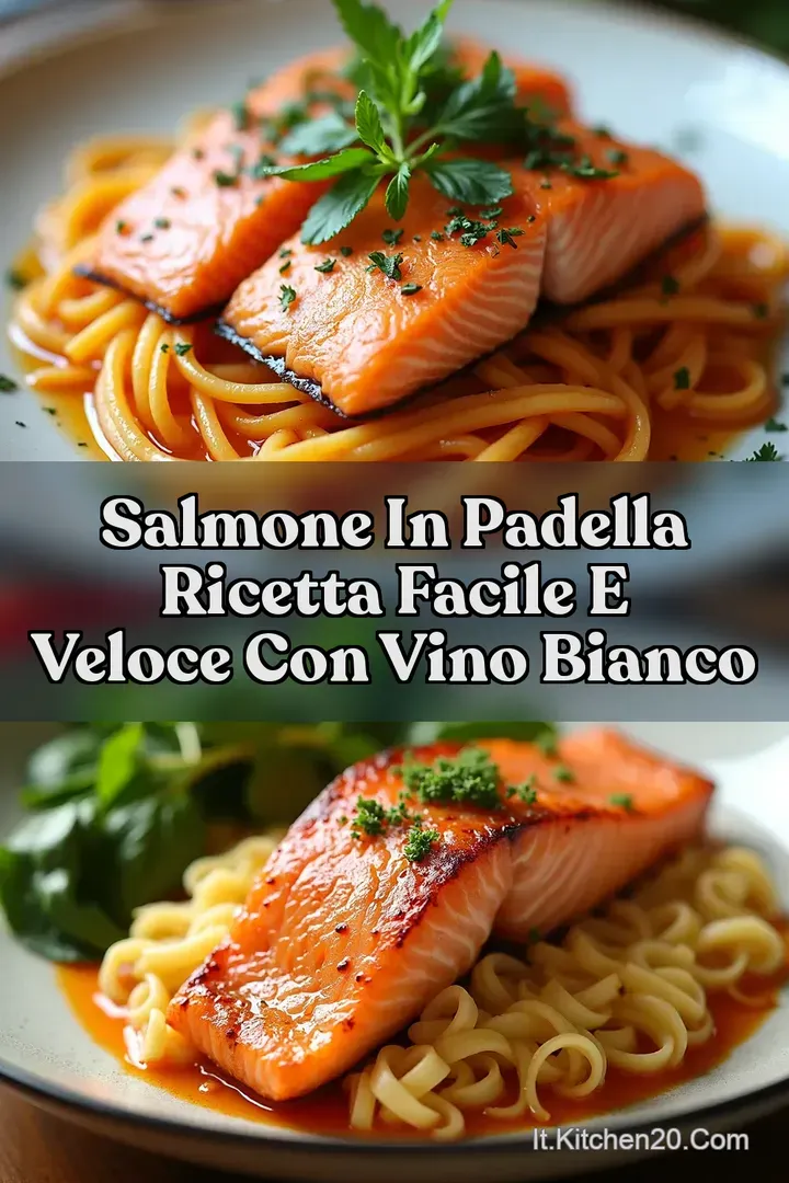 Salmone in Padella Ricetta Facile e Veloce con Vino Bianco