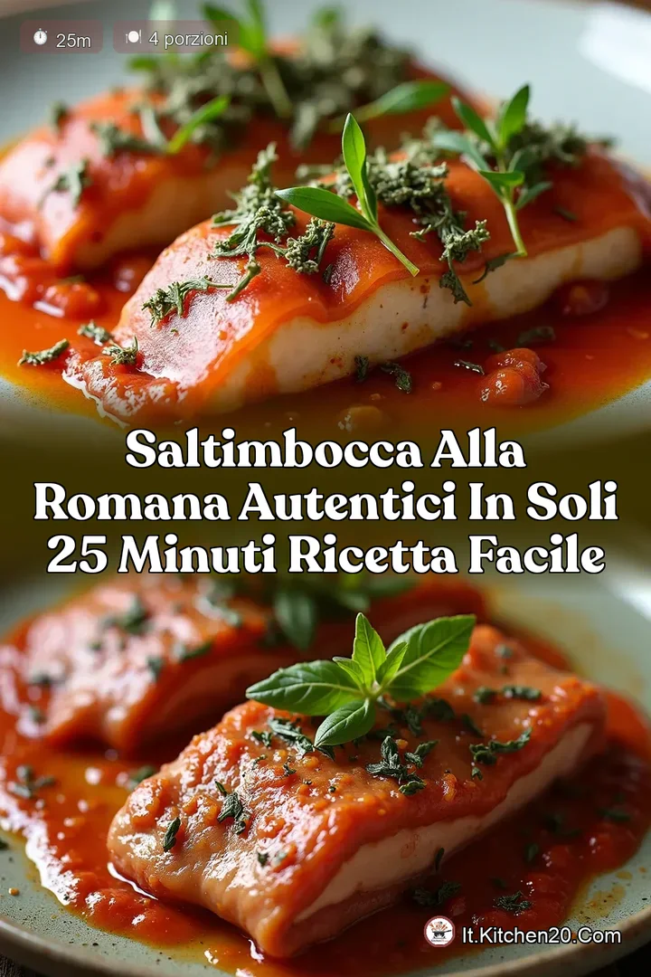 Saltimbocca alla Romana Autentici in Soli 25 Minuti Ricetta Facile