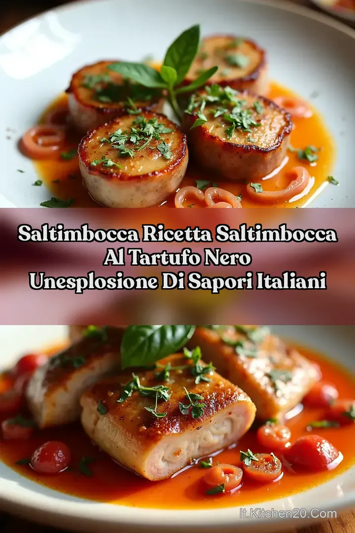 Saltimbocca Ricetta Saltimbocca Al Tartufo Nero UnEsplosione Di Sapori Italiani