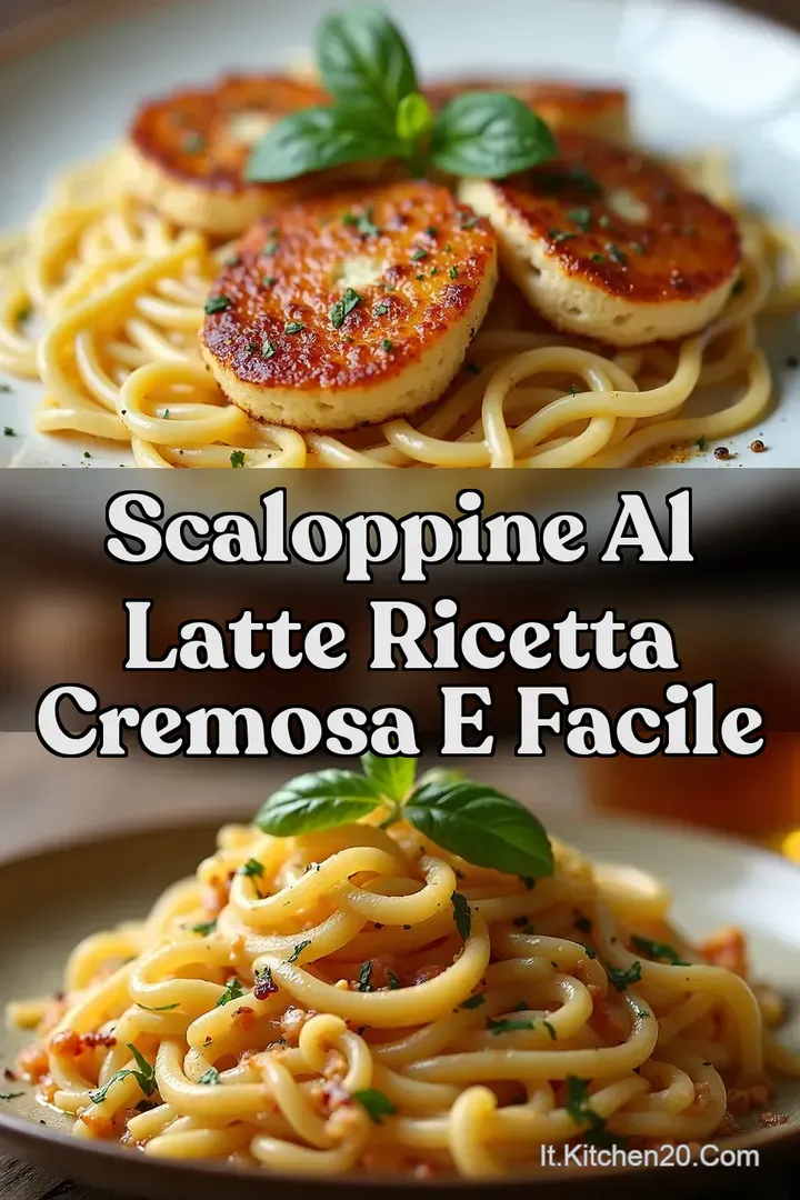 Scaloppine al Latte Ricetta Cremosa e Facile