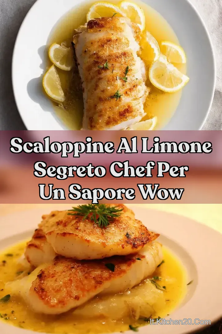 Scaloppine Al Limone Segreto Chef Per Un Sapore Wow