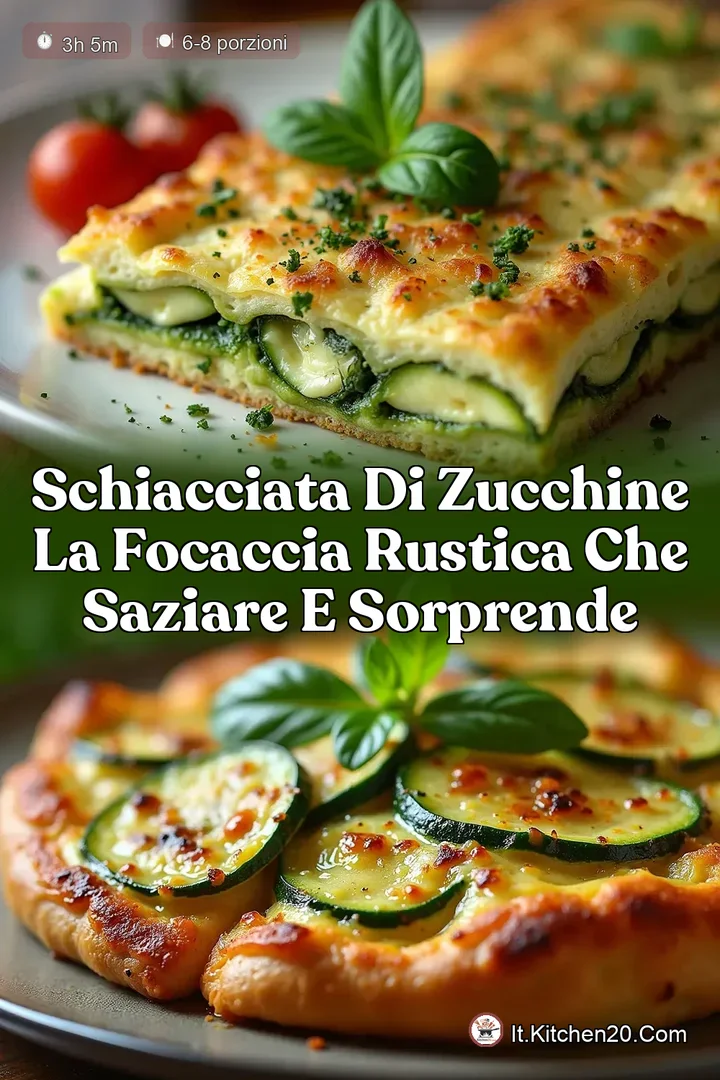 Schiacciata di Zucchine La Focaccia Rustica che Saziare e Sorprende