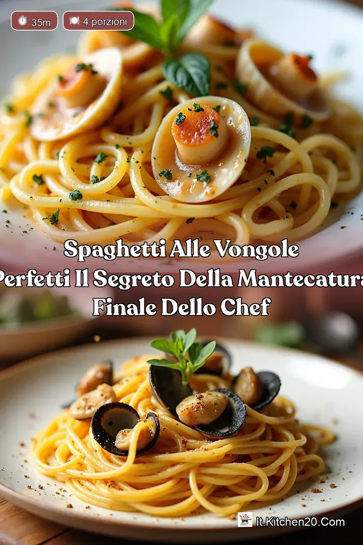 Spaghetti alle Vongole Perfetti Il Segreto della Mantecatura Finale dello Chef