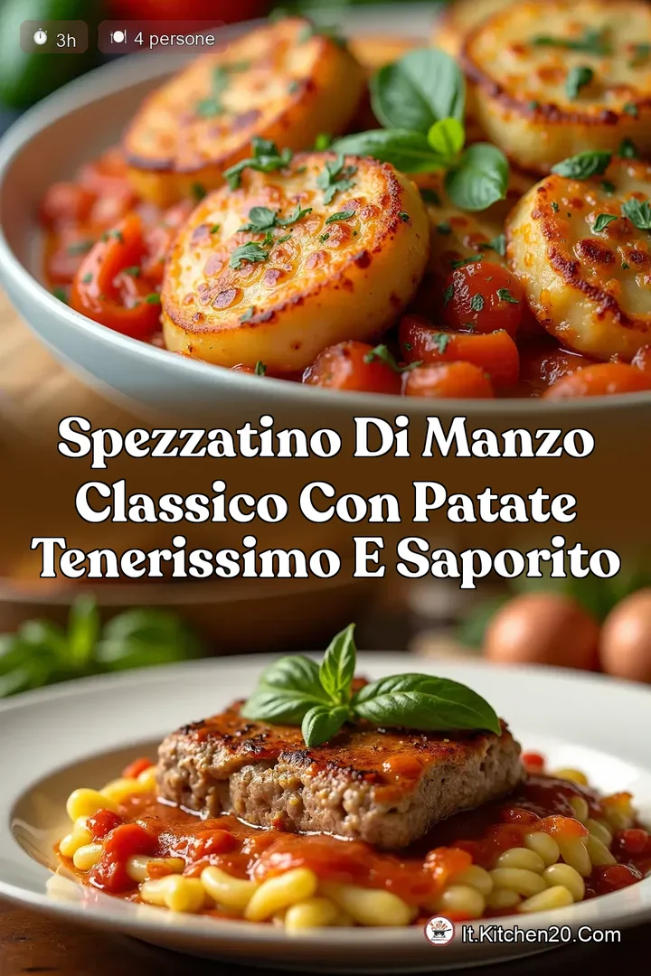 Spezzatino di Manzo Classico con Patate Tenerissimo e Saporito