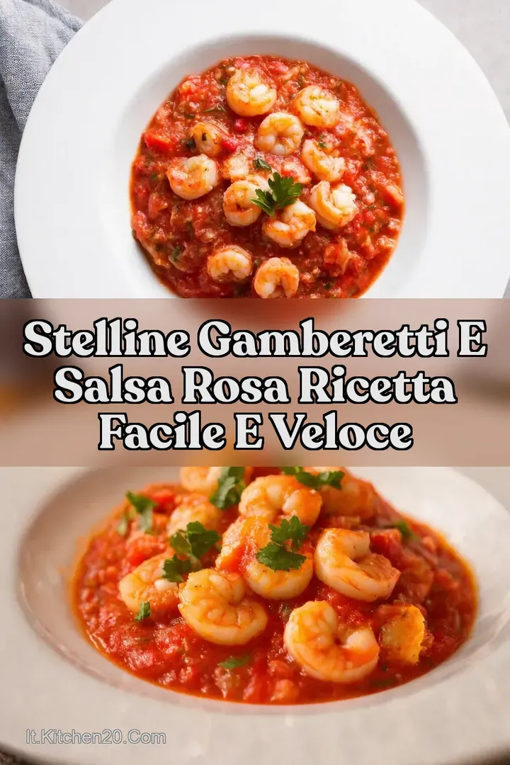 Stelline gamberetti e salsa rosa Ricetta Facile e Veloce