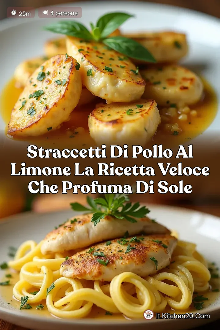 Straccetti di Pollo al Limone La Ricetta Veloce che Profuma di Sole