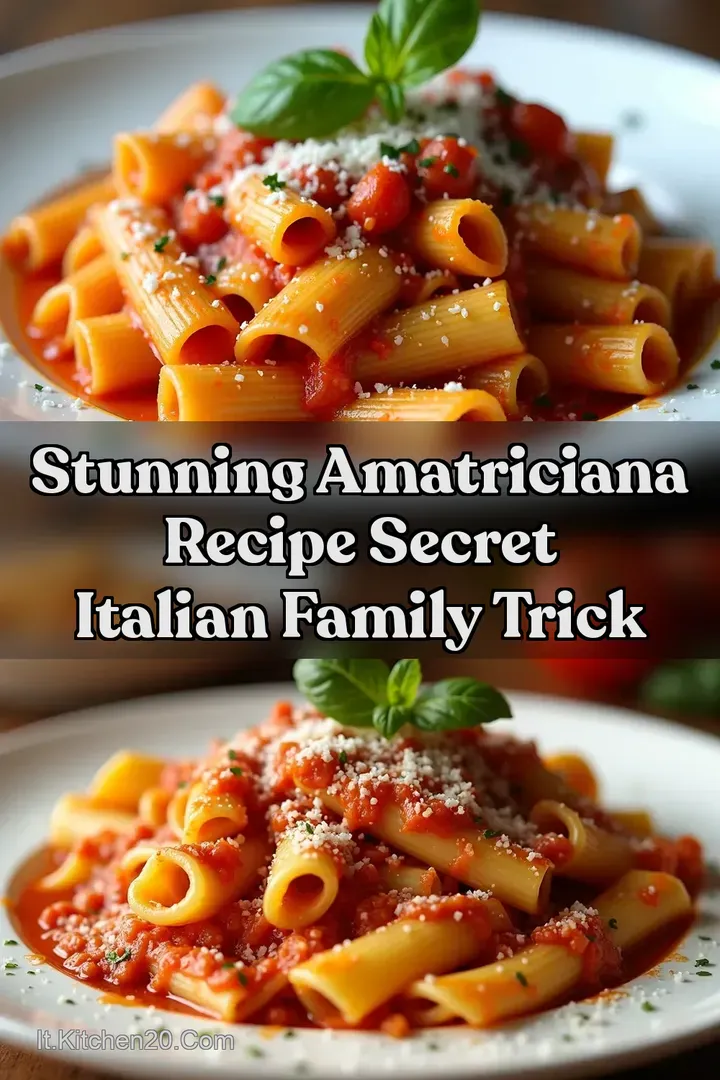 Stunning Amatriciana Recipe Secret Italian Family Trick