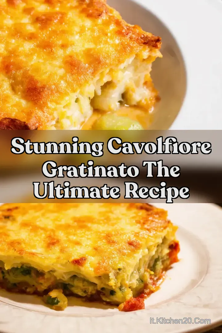 Stunning Cavolfiore Gratinato The Ultimate Recipe
