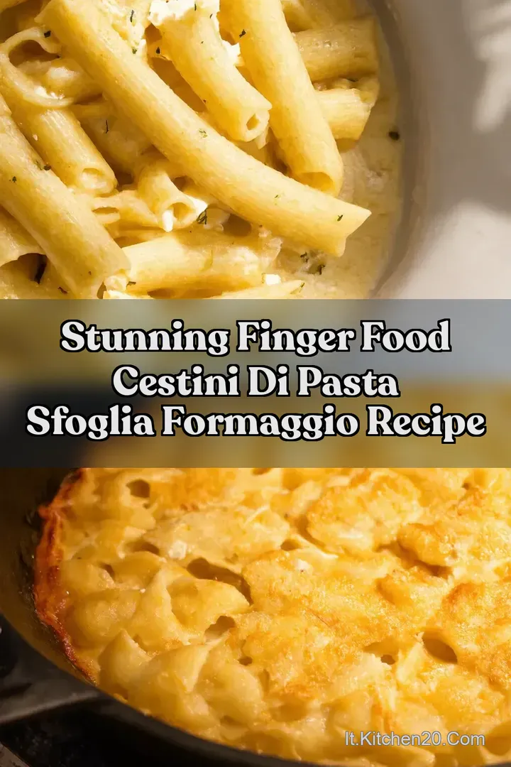 Stunning Finger Food Cestini di Pasta Sfoglia Formaggio Recipe