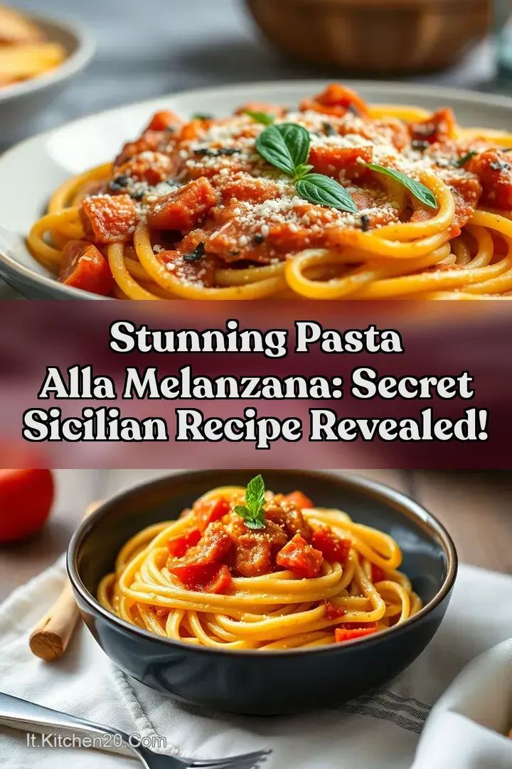 Stunning Pasta alla Melanzana: Secret Sicilian Recipe Revealed!