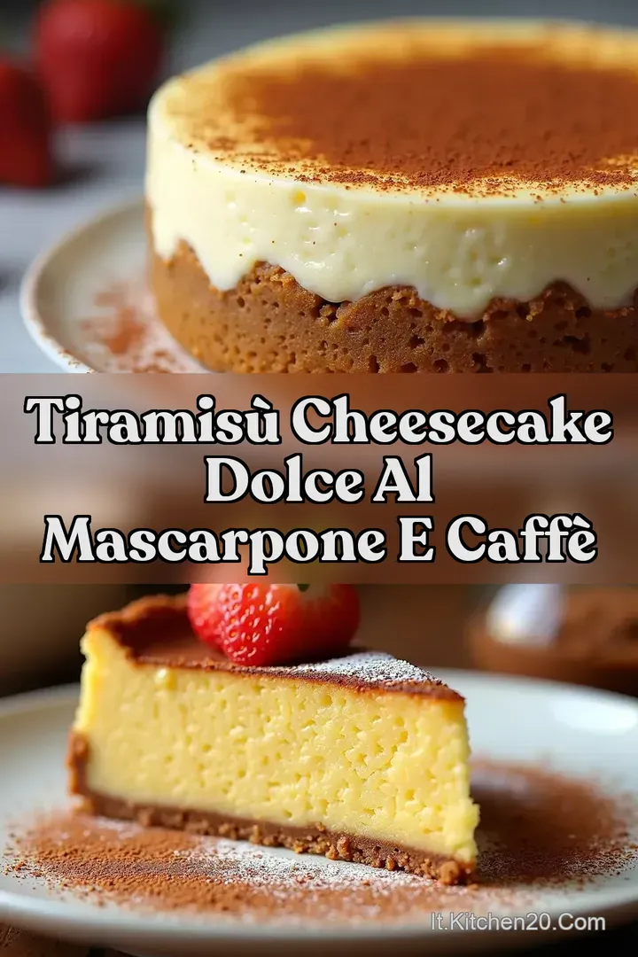 Tiramis&ugrave; Cheesecake Dolce al Mascarpone e Caff&egrave;