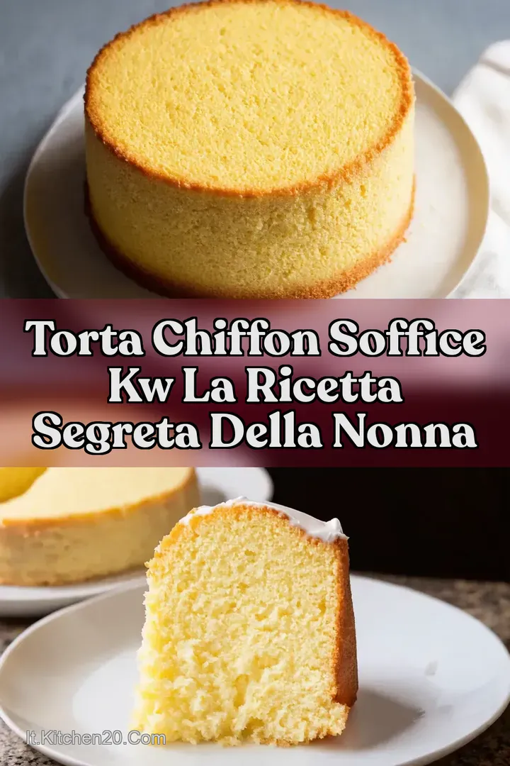 Torta Chiffon Soffice kw La Ricetta Segreta della Nonna