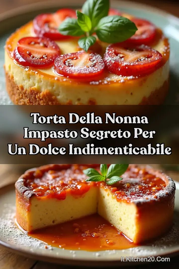 TORTA della NONNA Impasto Segreto per un Dolce Indimenticabile