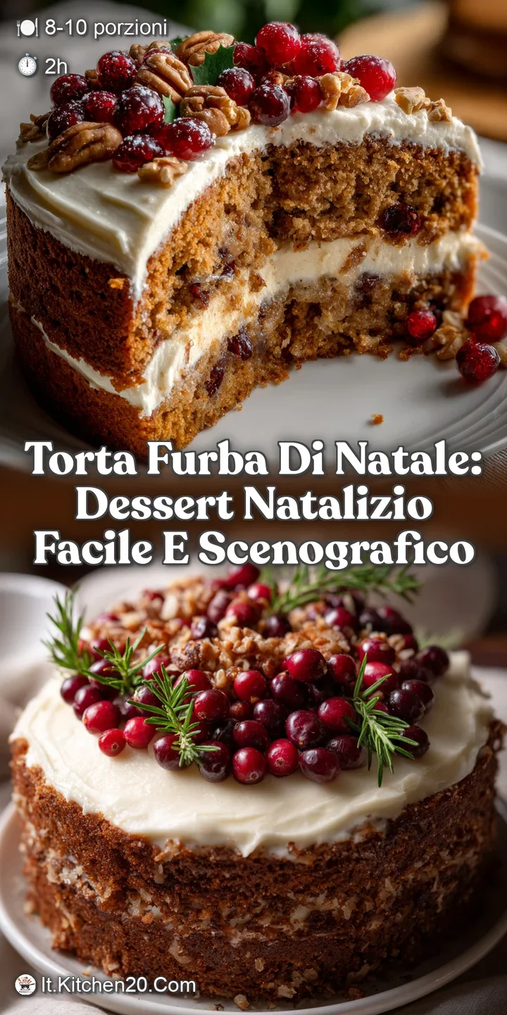 Torta furba di Natale: Dessert natalizio facile e scenografico