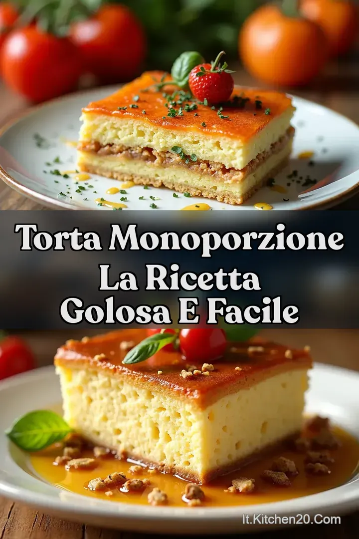 Torta monoporzione la ricetta golosa e facile