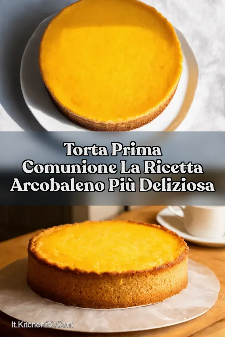 Torta Prima Comunione La Ricetta Arcobaleno pi&ugrave; Deliziosa