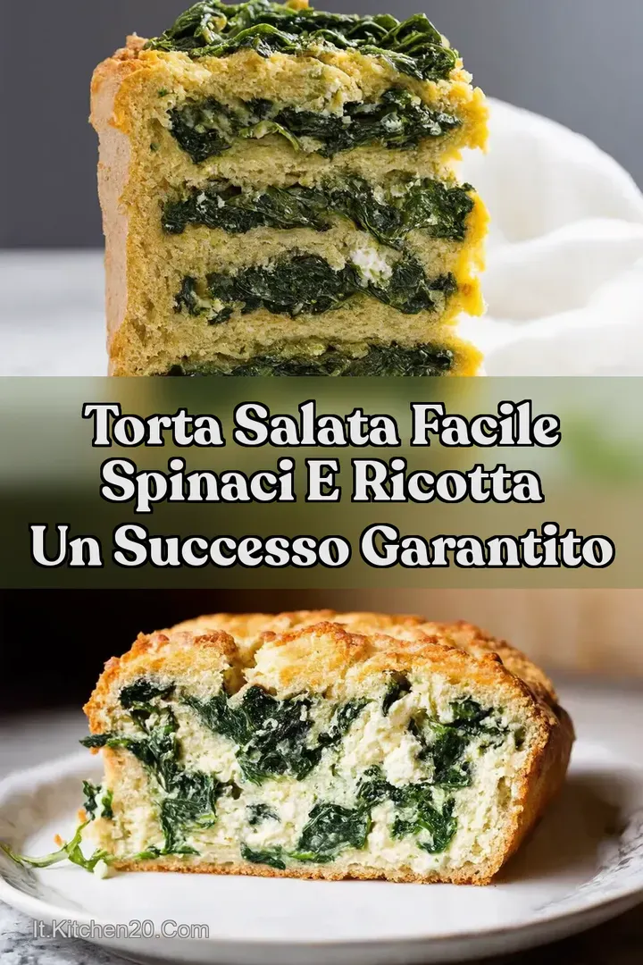 Torta Salata Facile Spinaci e Ricotta un Successo Garantito