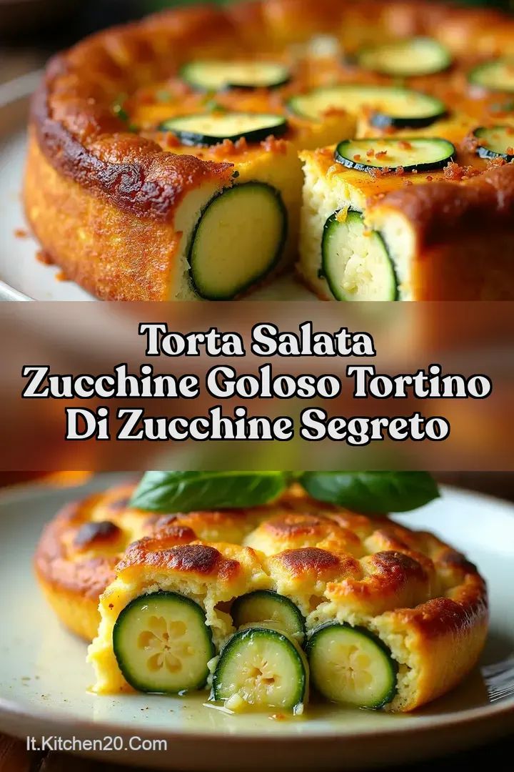 Torta salata zucchine goloso Tortino di zucchine segreto