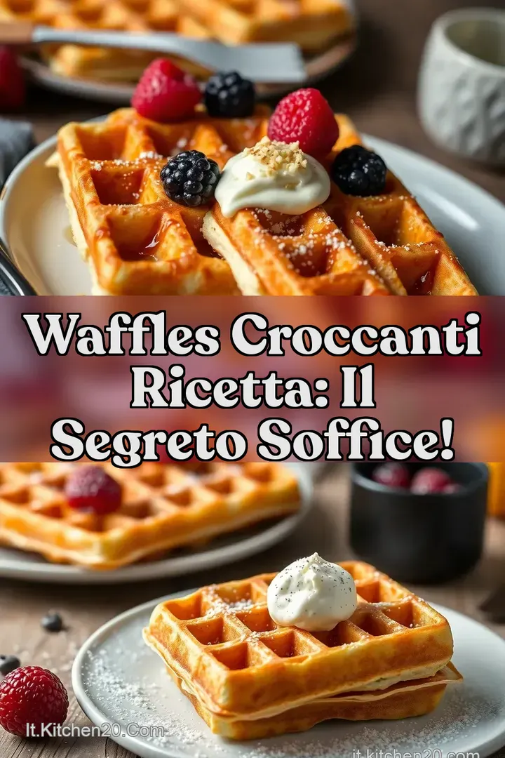 Waffles Croccanti Ricetta: Il Segreto Soffice!