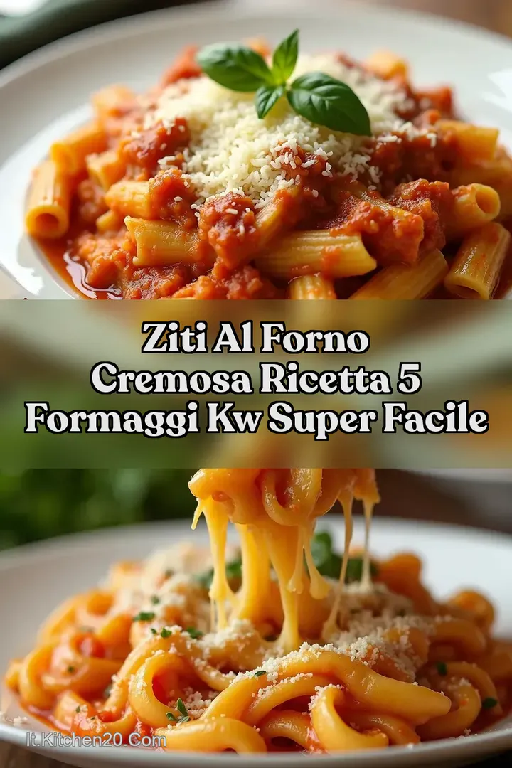 Ziti Al Forno Cremosa Ricetta 5 Formaggi kw Super Facile