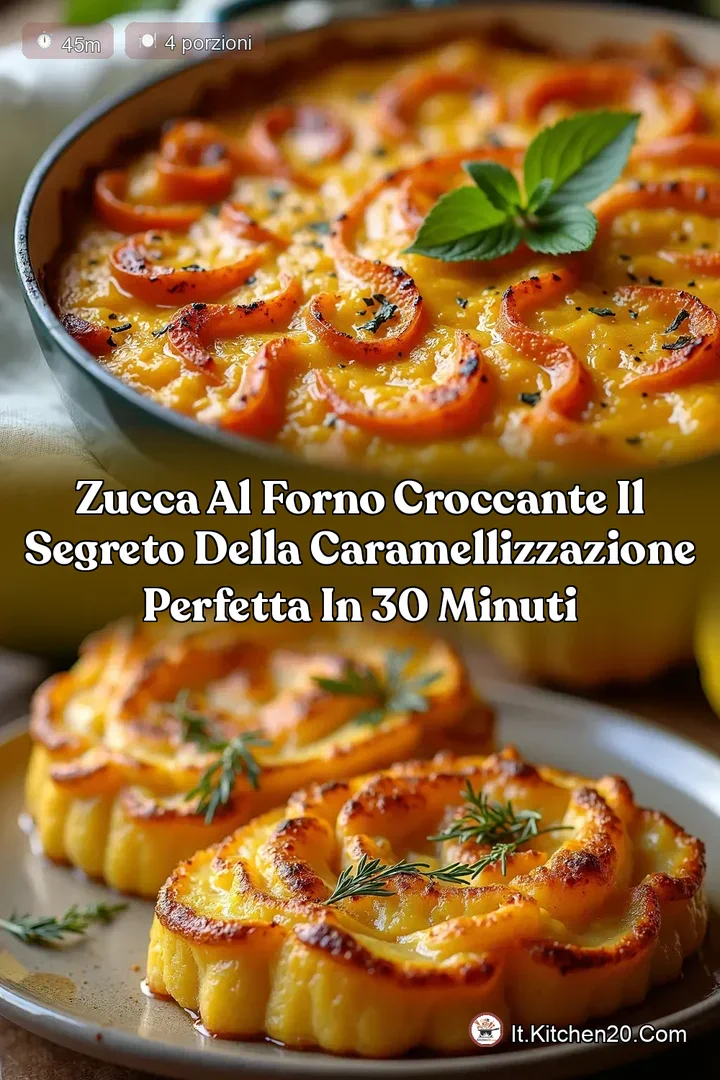 Zucca al Forno Croccante Il Segreto della Caramellizzazione Perfetta in 30 Minuti