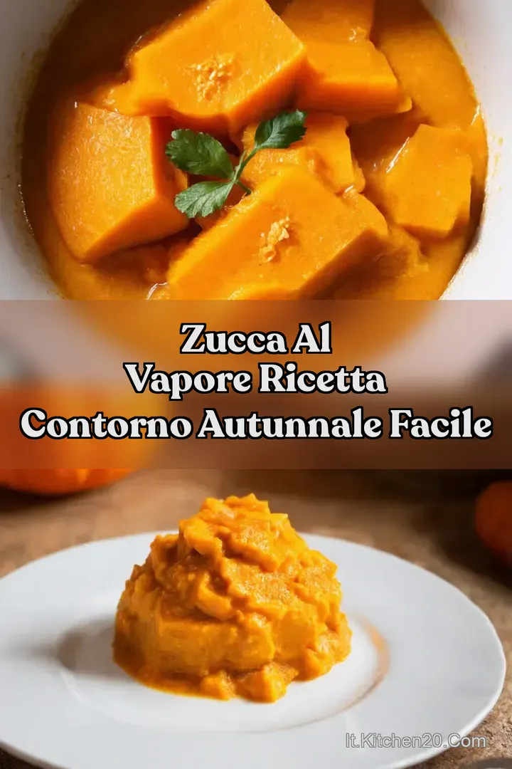 Zucca al Vapore Ricetta Contorno Autunnale Facile