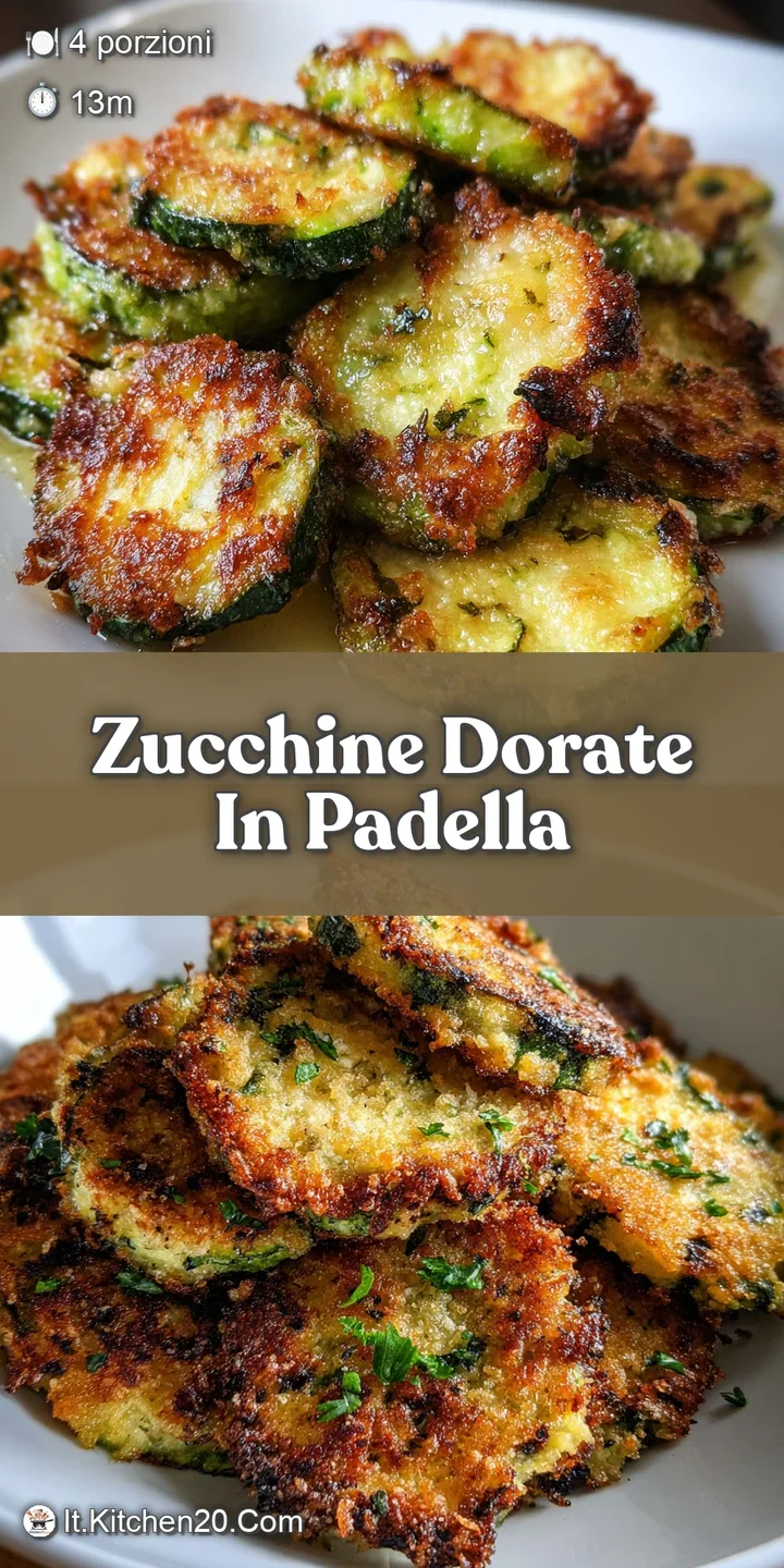 Close-up reveals vibrant green zucchini coins, flecked with black pepper and herbs, glistening from the hot pan, promising...