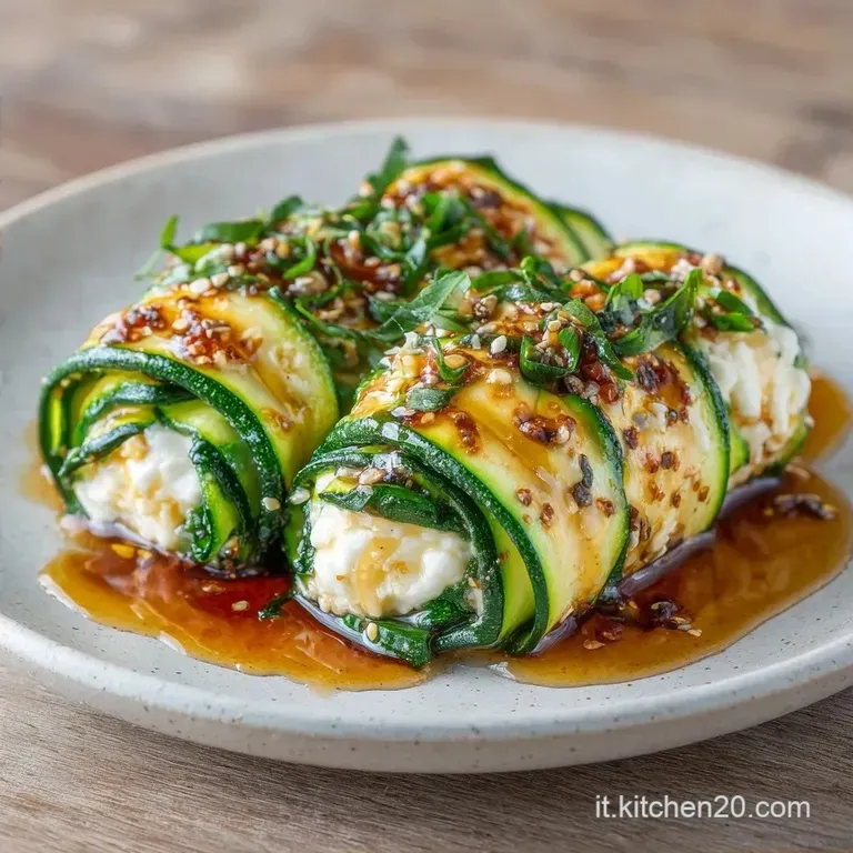 Involtini di Zucchine e Caprino: Freschi e Leggeri