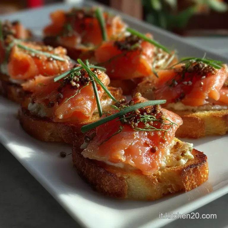 Antipasto di Natale sfizioso al Salmone