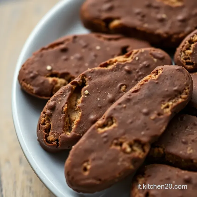 Biscotti Gocce Di Cioccolato presentation