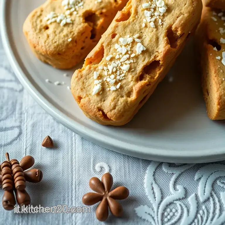 Biscotti Vegani Al Mandorle presentation