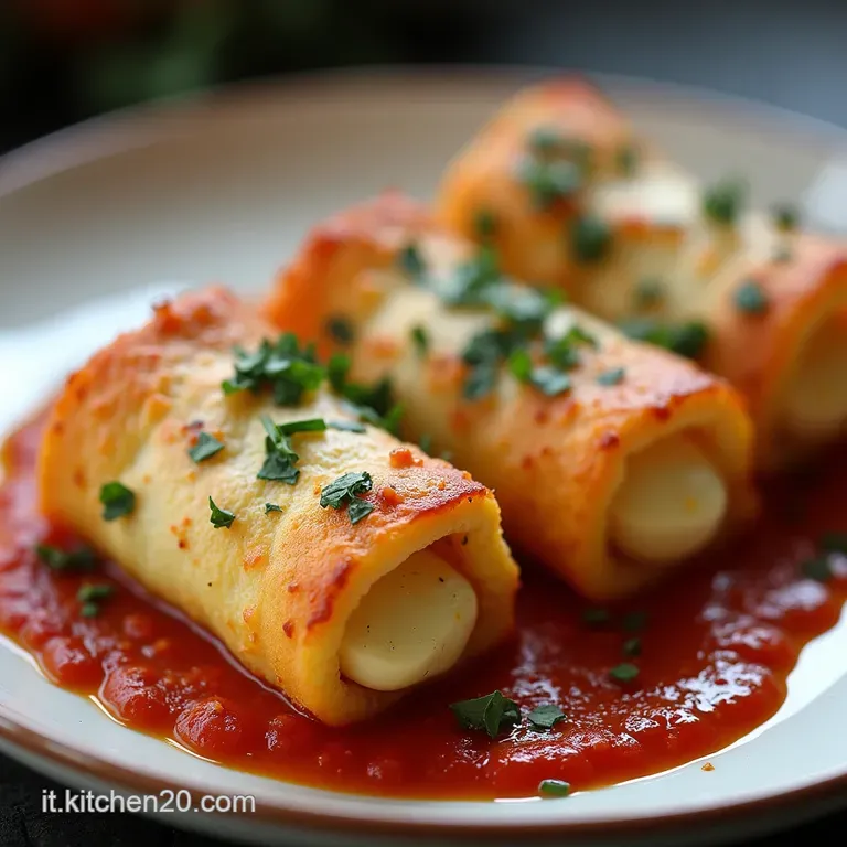 Bombettoni Soffici Farciti Il Comfort Food Italiano con Prosciutto e Formaggio