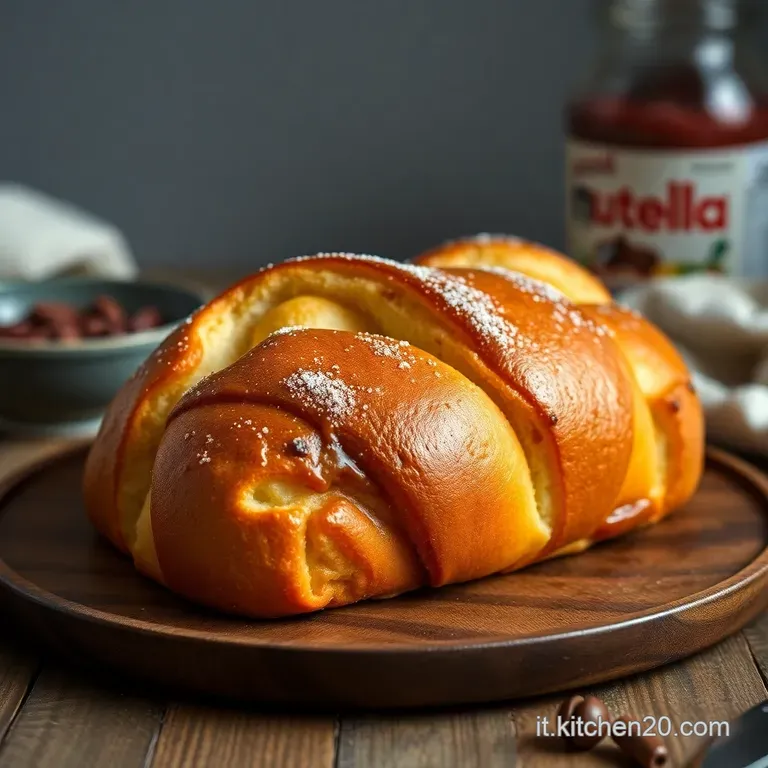 Brioche Veloce Alla Nutella La Coccola Irresistibile Pronta in Un Lampo presentation