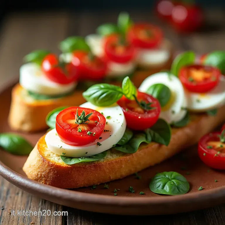 Bruschette Caprese Express Il Boccone Perfetto