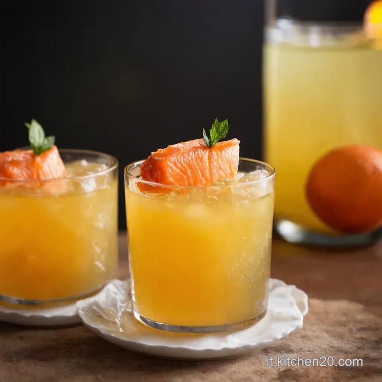 Caipiroska Alla Pesca presentation