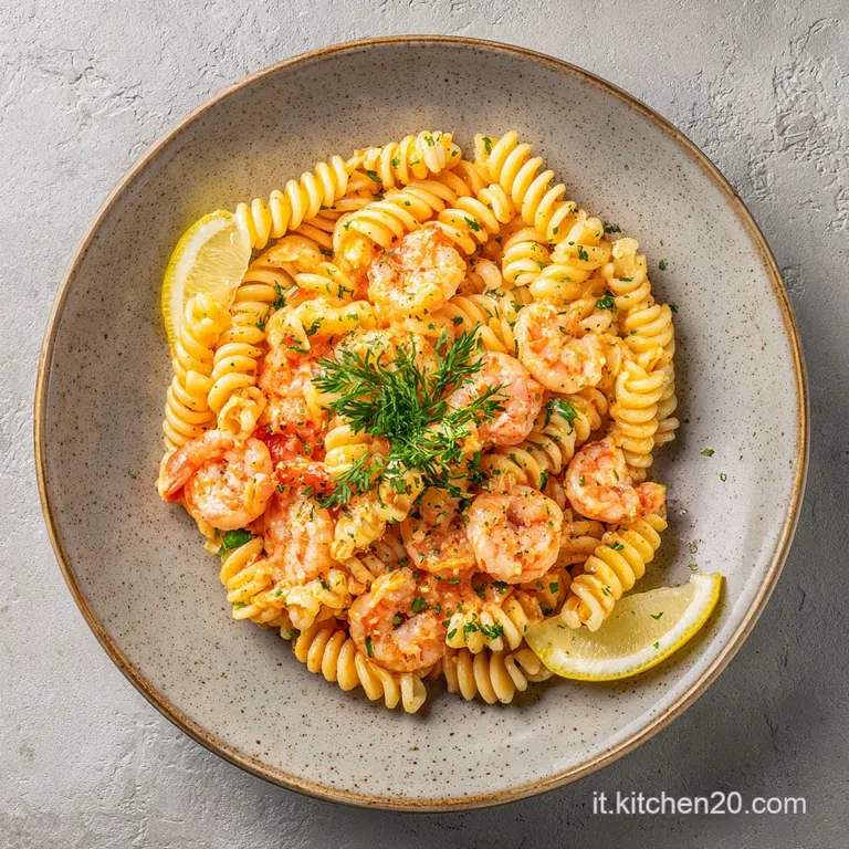 Calamarata Gamberi e Limone Cremosa