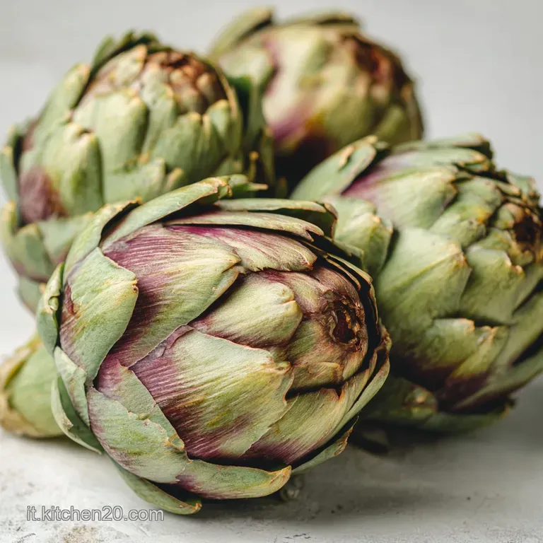 Artichoke heart halves, tender and yielding, plated with flaky sea salt, drizzled with oil. Elegant, simple presentation.
