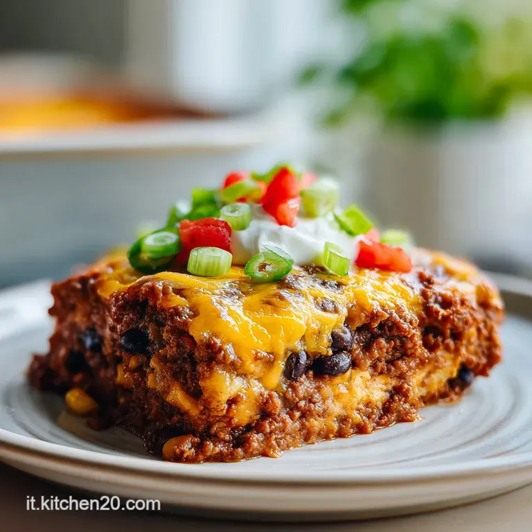 Casseruola Manzo Macinato Messicana con Formaggio