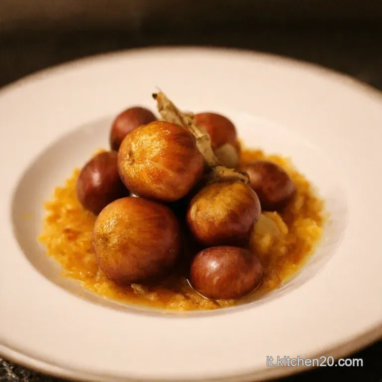 Castagne Perfette in Friggitrice Ad Aria presentation