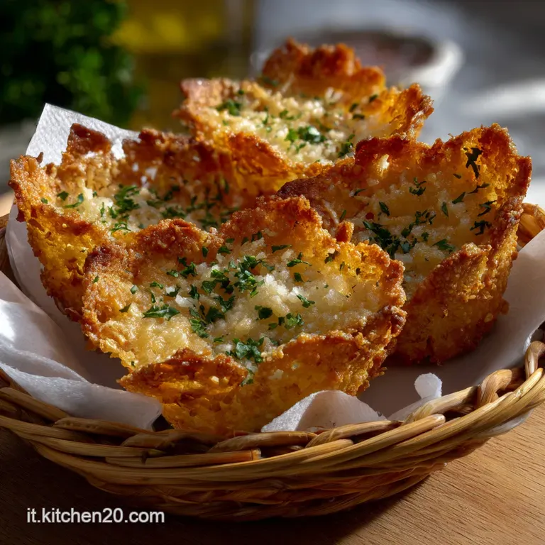 Cestini di Parmigiano: Sculture Croccanti