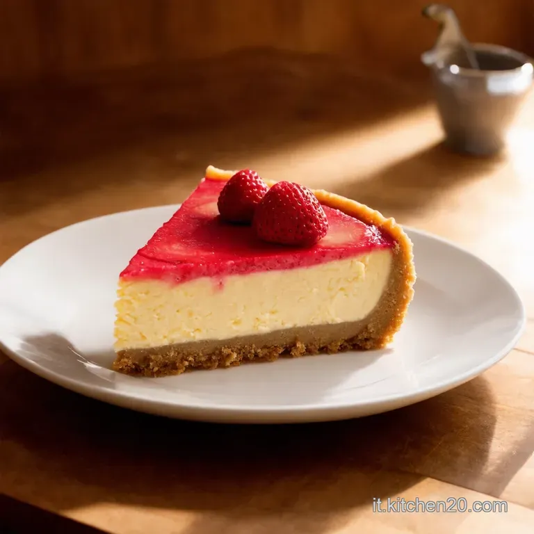 Cheesecake Alle Fragole a Strawberry Dream presentation