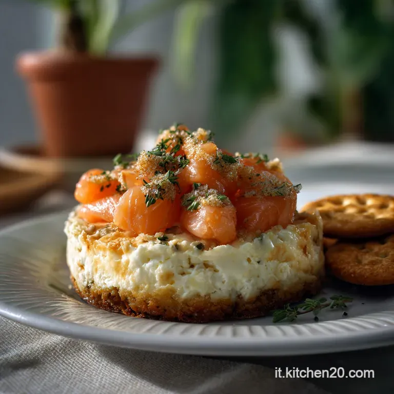 Cheesecake Salata Cremosa con Taralli