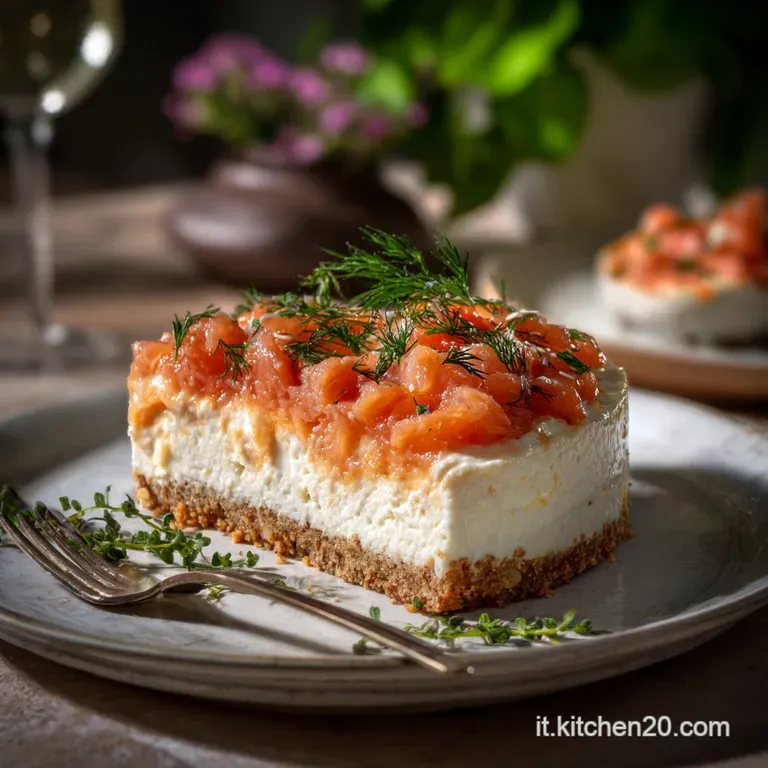 Cheesecake Al Salmone Ricetta Facile: Antipasto Gourmet