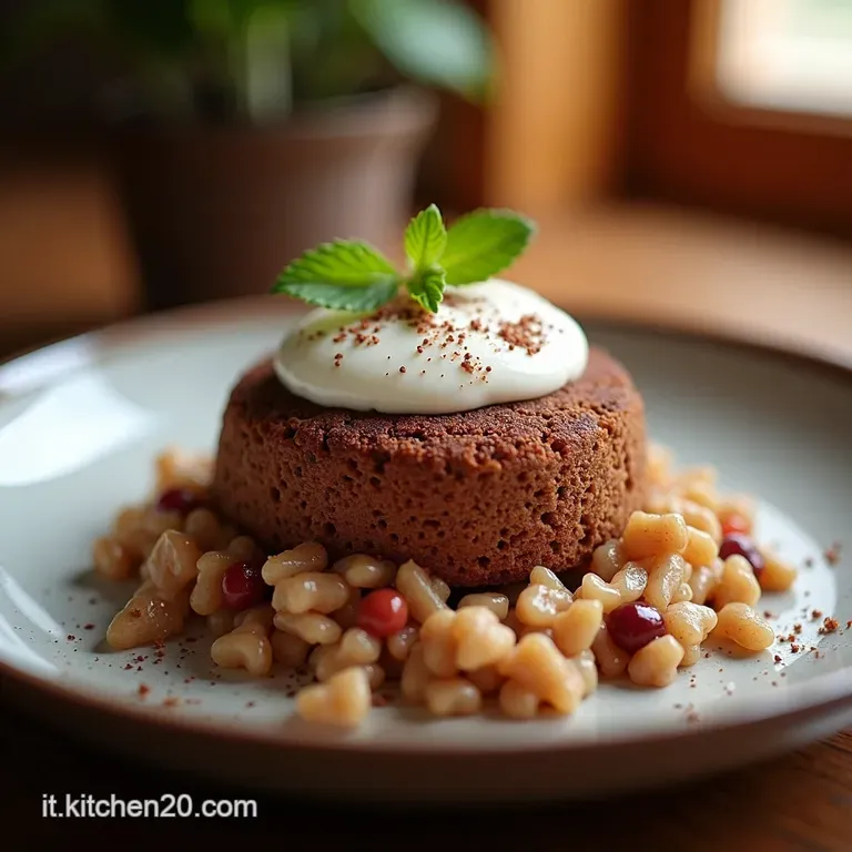 Ciambellone Greco Al Cacao Soffice Bont&agrave; Bicolore presentation