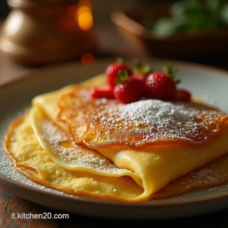 Cr&ecirc;pes Sottili Come Un Sospiro La Ricetta Classica Francese Facile E Veloce presentation