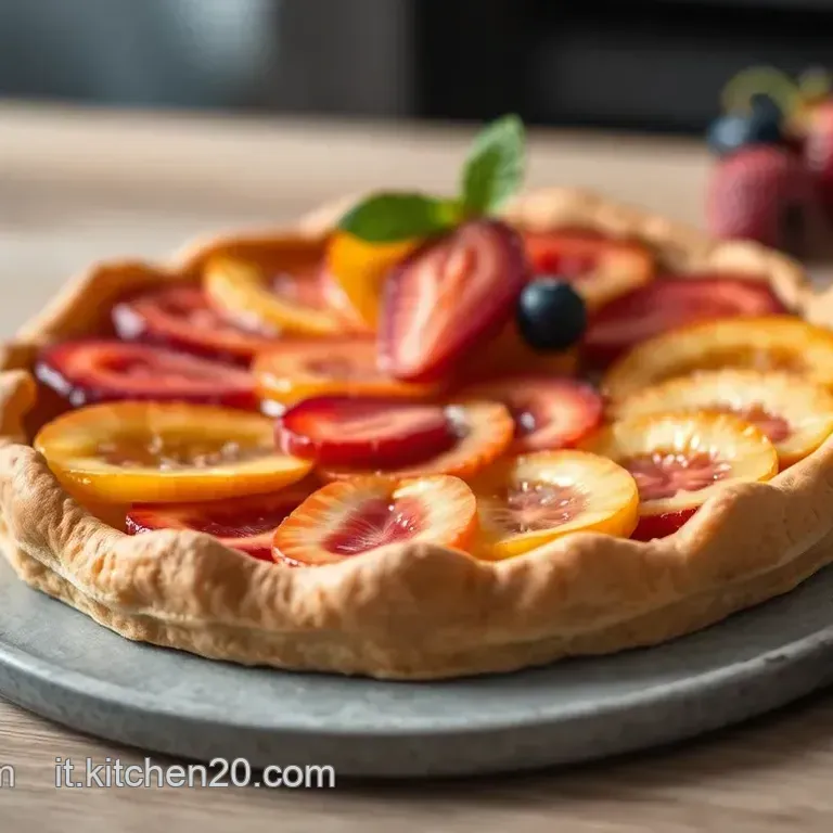 Crostata di Frutta Fresca al Limone