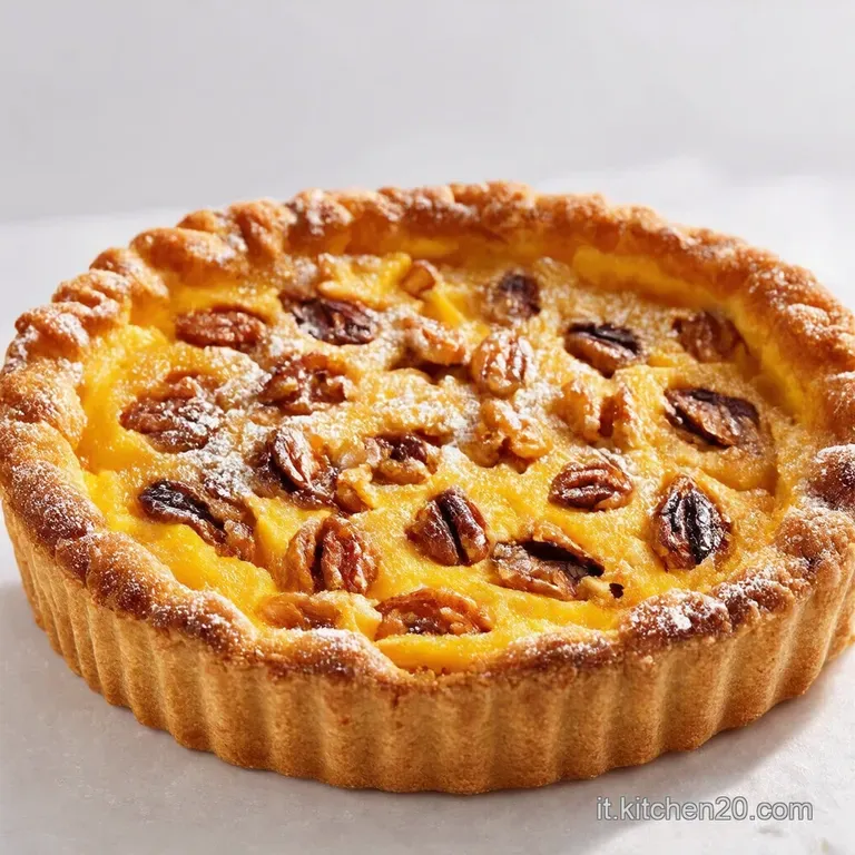 Crostata di Mele e Noci con Mascarpone